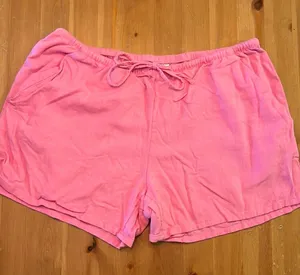 H&M Pink Linen Shorts thumbnail 1