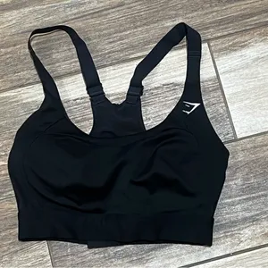 Gymshark black sports bra xs thumbnail 2