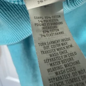 OFFLINE by Aerie Sweatshirt Throwback Snap Fleece XS Blue Henley Got Water Crop thumbnail 4