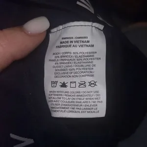 ✨Nike Pro Cropped Compression Athletic Navy Workout Sz Small Leggings✨ thumbnail 8