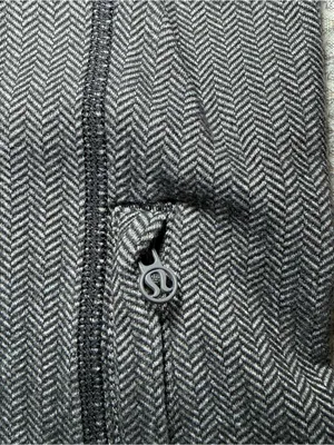 Lululemon Jacket Womens 6 Gray Daily Practice Hooded Full Zip Flecked Athletic thumbnail 2