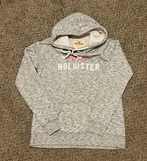 Thick Hollister hoodie for women, size medium thumbnail 1