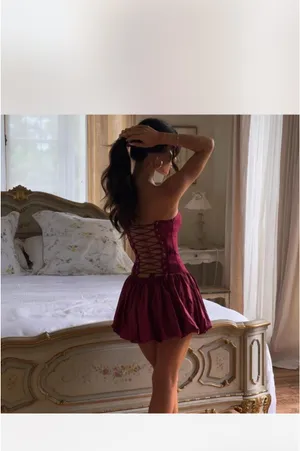 Outcast mini dress Red Size L thumbnail 3