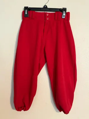 Red Softball Pants Size XS thumbnail 1