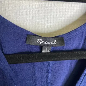 Madewell | Royal Blue Colored‎ Shirt Dress Large thumbnail 4