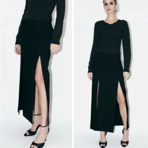 MWT Zara Elegant Black Women's Skirt Size M thumbnail 2