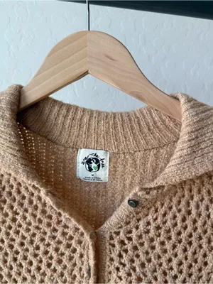 Free People Care FP Snowdrift Pullover Sweater in Camel Heather thumbnail 8