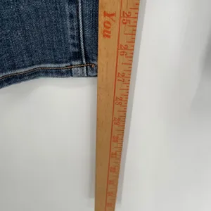 Lands' End Womens High Rise Slim Ankle Jeans Blue Medium Wash Size 10 thumbnail 9