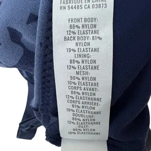 OFFLINE by Aerie Real Me Recharge Floral Sports Bra Blue Yoga Crop Top Size M thumbnail 5