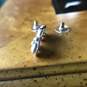Artistic White Buffalo Sterling Silver Snake Stud Earrings thumbnail 3