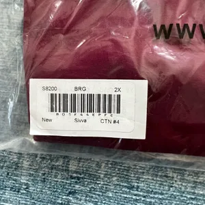 NWT! Sivvan by Adar Unisex Classic Fit Burgundy Scrubs 2XL thumbnail 4