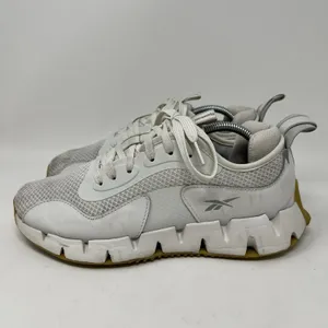 Reebok Zig Dynamica STR Women's‎ Running Shoes Size 7.5 Chalk White Gum Athletic thumbnail 3