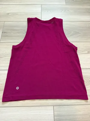 Lululemon Train to Be Tank Top - Magenta Purple thumbnail 6