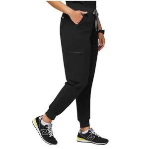 FIGS Jogger Style Technical Collection Scrub Pants in Black thumbnail 6
