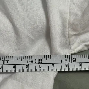 Anthropologie Maeve White Cotton Tie Button Up Shirt Size‎ 2 EUC thumbnail 4