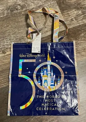 NEW Walt Disney World 50th Anniversary Reusable Bag thumbnail 1