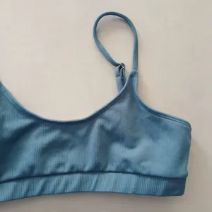 Blue Boho Y2K VTG Swim‎ Grunge Resort Beach Goth Vacation Bikini Top Large thumbnail 4