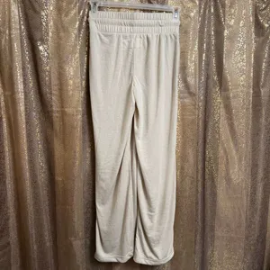 The Sweatshirt Project Ivory Cream Soft Lounge Sleep Pajama Pants Small NWT thumbnail 2