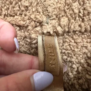 SKIMS | Woman's Teddy Camel Brown Boucle Knit High Waisted Wide Leg Pants,‎ S/M thumbnail 4