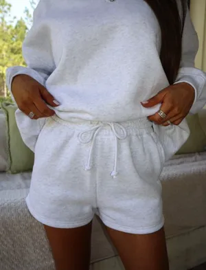 These Three Boutique sun-kissed coconut Sweat Shorts thumbnail 1