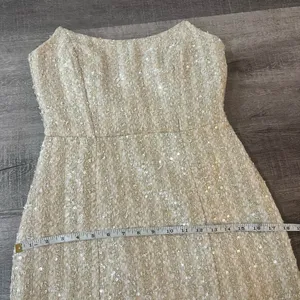 LINE & DOT Pearl Mini Dress in Ivory thumbnail 8