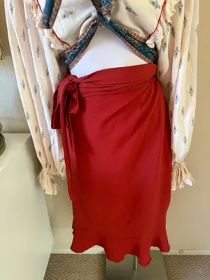 Sampeel one size rustic red skirt thumbnail 3
