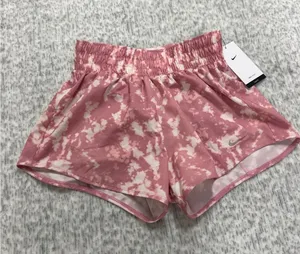 Nike‎ Dri-FIT Women XS Pink Tie Dye Cloud Wash Running Shorts HJ1096-699 NEW thumbnail 1