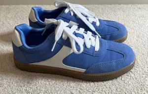 No Boundaries Sneakers Blue Gum Sole Casual Retro‎ Trainer Blokecore Tennisprep thumbnail 1