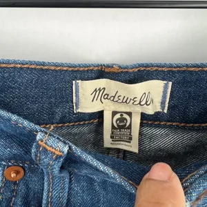 Madewell Baggy Straight Jeans Womens 28 Blue Denim Cotton Stretch High‎ Rise thumbnail 4