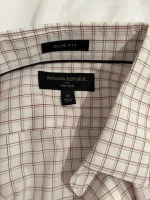 Men’s banana republic slim fit dress shirt thumbnail 2
