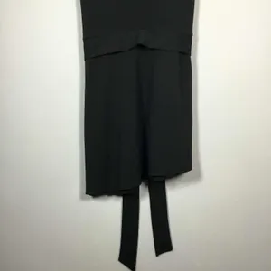 First Love Black Classic‎ Minimalist Asymmetrical Tied Waist Party Mini Dress 1X thumbnail 7