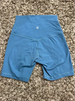 Lululemon Align High-Rise Short 6 Utility Blue Sz 2 thumbnail 9