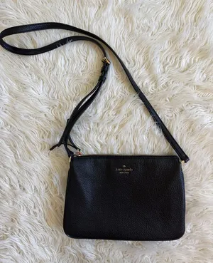 Kate Spade Lelia Triple Gusset Crossbody Black thumbnail 1