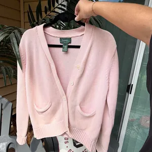 Ralph Lauren 100% cotton pink button-down cardigan in a size S thumbnail 4