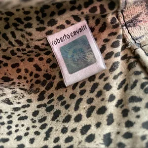 Roberto Cavalli Freedom Animal Print Baguette Purse Bag thumbnail 9