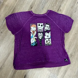 Disney NWOT nightmare before Christmas medium see through tahirt thumbnail 1