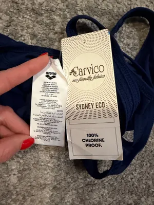 NWT Arena Navy Blue Eco Swimwear with White Tag thumbnail 6