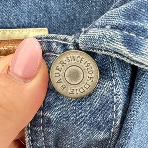 Vintage Eddie Bauer 100% Cotton Denim‎ Vest Button Front Layering 90s Country thumbnail 4