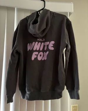 White Fox Hoodie S/M Boutique thumbnail 1