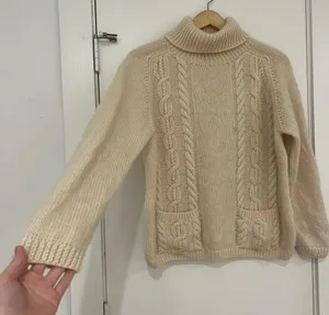 J.Crew 100% Wool Cable Knit Sweater thumbnail 2