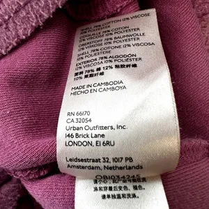 Free People We the Free Ruby Shirt Jacket Shacket Fleece Oversized Button Pink S thumbnail 5