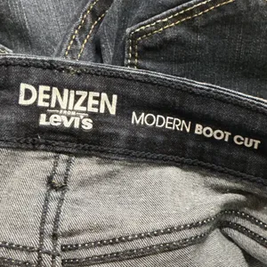 Denizen from Levis Modern Boot Cut Jeans Womens 2M 26x32 Dark Wash Denim Blue thumbnail 7