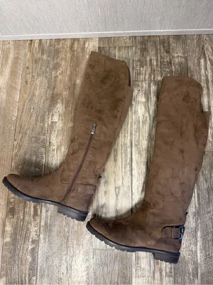 Bass Women's Brown Knee-High Boots - Classic Riding Style thumbnail 5