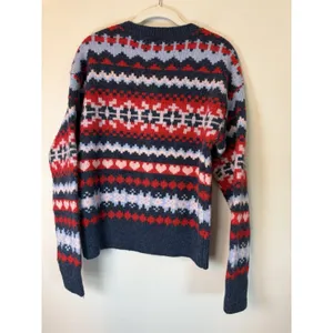 Lucky Brand Fair Isle Wool Brand Cardigan Sz S NWT With Flaw READ $128 thumbnail 5