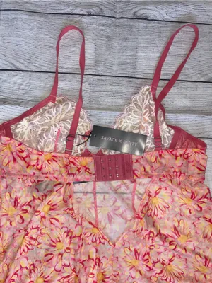 NWT Savage x Fenty Floral Lace Chemise Bodysuit thumbnail 5