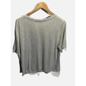 Auden Pajama Top Womens‎ L Gray Cloud Knit V-Neck Sleepwear Loungewear Shirt thumbnail 5