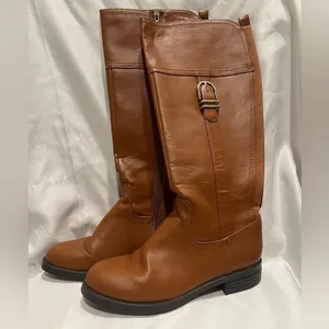 Liz Claiborne Camel Brown Roundup Riding Boots 6 thumbnail 8