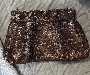 NWOT Kathy Ireland brown clutch bag thumbnail 1