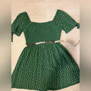 American Eagle Outfitters Teal Floral Dress thumbnail 9
