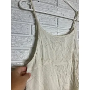 Free People Slip Dress Womens Small Ivory Excellent Adjustable Straps Viscose thumbnail 2